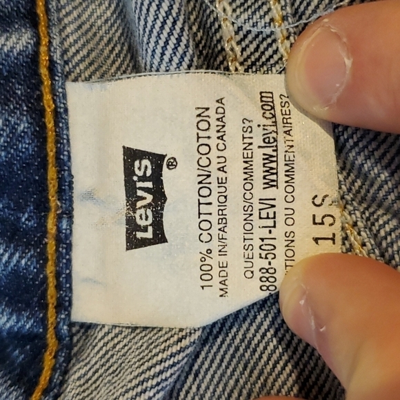 levi's size 15 32x30 high rise boot cut jeans - Picture 6 of 6